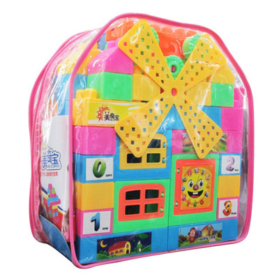 【美奇宝 幼儿园教具 儿童玩具益智积木 拼装玩具 积木塑料拼插】价格,厂家,图片,积木,汕头市澄海区博远电子玩具厂-