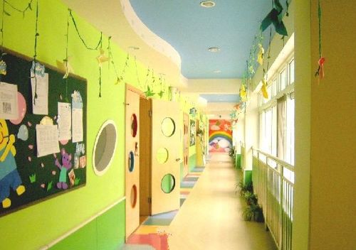 新学期幼儿园走廊这样布置,幼儿园美到爆